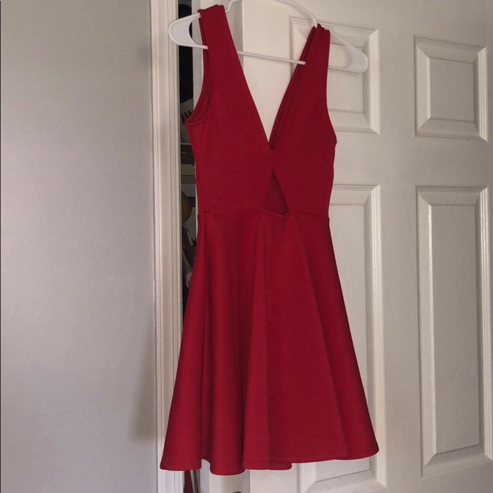 Short Red Dress - Picture 2 of 2